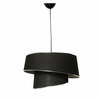 Rippvalgusti Opviq Barette, 1xE27, 60W, must, läikiv kroom