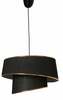 Rippvalgusti Opviq Barette, 1xE27, 60W, must/kuldne