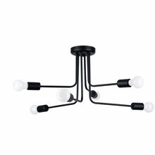 Lühter Sollux Norah 6, SL.1452, 6xE27, 15W, 230V, must