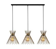 Ripplühter Opviq Kirpi, 3089, 3xE27, 40W, kuldne