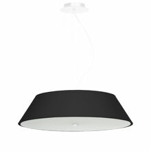 Rippvalgusti Sollux Vega, 5xE27, 60W, 60 cm, must