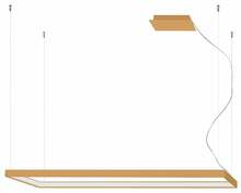 Ripplamp Sollux Tuula L, 50 W, LED, 3000 K, kuldne