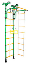 Võimlemissein Sanro Junior Atlet-R, 245-290 x 60 cm, roheline-kollane