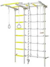 Võimlemissein Sanro S7, 219,6 x 154 cm, valge-kollane
