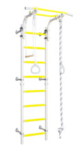 Rootsi sein Sanro Topline, 225 x 49 cm, valge-kollane