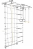 Võimlemissein Sanro Junior Atlet Light 2in1, 220 x 140 cm, valge/hall