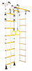 Võimlemissein Sanro Junior Atlet-R, 245-290 x 60 cm, valge-kollane