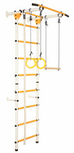 Võimlemissein Sanro Junior Atlet Light, 220 x 55 cm, valge-kollane