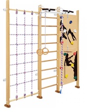 Puidust rootsi sein Sanro Rock Climber, 243 x 238 cm, naturaalne