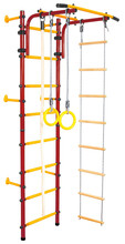 Võimlemissein Sanro Junior Atlet, 220 x 60 cm, punane-kollane