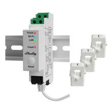 Elektrikulu arvesti Shelly PRO 3EM 120A, Wi-Fi