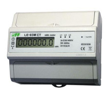 Elektriarvesti F&F LE-03M, 3 faasi, 3x10(100)A, RS-485