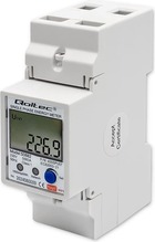 Energiamõõtja Qoltec 50882, 1 faas, 230V, Wi-Fi, LCD, DIN TH-35 mm