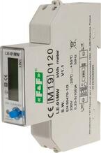 Elektriarvesti F&F LE-01MW, 1 faas, 100A, RS-485, MODBUS RTU, DIN