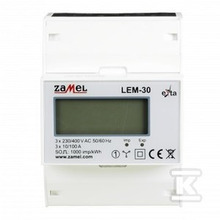 Elektriarvesti ZAMEL LEM-30 EXT10000235, 3-faasiline, 100A, LCD