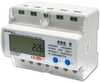 Energiamõõtja Qoltec 50883, kolmefaasiline, 400V, Wi-Fi, DIN siinile, LCD