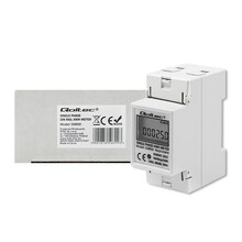Energiamõõtja Qoltec 50899, ühefaasiline, 230 V, LCD, 2P, DIN-liist