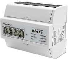 Elektriarvesti Qoltec, 3-faasiline, 400V, 100A, LCD, DIN TH-35 mm