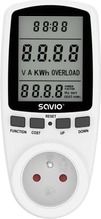 Energiamõõtja Savio AE-01 LCD ekraaniga
