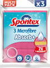Mikrokiudlapid porolooniga Spontex Multipack, 3 tk