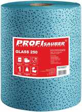 Puhastuslapp PROFI Sauber GLASS 250, mittekootud, tolmuvaba