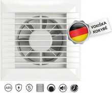 Vannitoa ventilaator Vlano FLAP 100 T, taimeriga, 100 mm