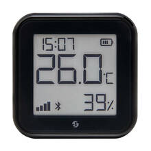 Temperatuuri- ja niiskusandur Shelly H&T GEN3 must
