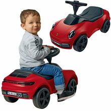 Lükatav auto Big Baby Porsche 911, punane