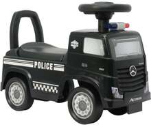 Tõukeauto Milly Mally Mercedes-Benz Actros Police, must