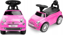 Pealeistutav auto Toyz Fiat 500, roosa