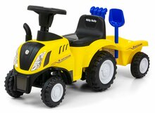 Tõuketraktor Milly Mally New Holland T7, kollane