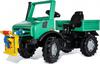 Pedaalidega veok Rolly Toys RollyUnimog Forst Mercedes-Benz vintsiga, roheline
