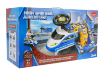 Lükatav rong Dearbong 2in1, sinine