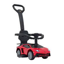 Lükatav auto Ramiz Lamborghini Aventador SV, punane