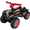 Lükatav neljarattaline Big Bobby Quad Racing, must-punane