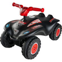 Lükatav neljarattaline Big Bobby Quad Racing, must-punane