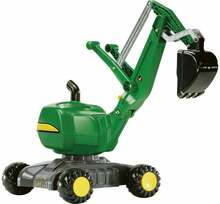 Pealeistutav ekskavaator Rolly Toys RollyDigger John Deere, roheline