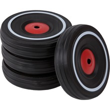 Lisavarustus Big Bobby Car Whisper Wheels, must/punane