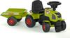 Tõuketraktor Falk Claas Axos 310, roheline, haagisega