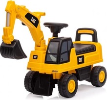 Tõukeauto Milly Mally CAT Excavator 5298, kollane