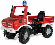 Pedaaliauto Rolly Toys Mercedes Benz Unimog tuletõrje (038220)