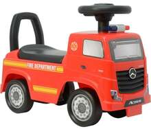 Tõukeauto Milly Mally Mercedes-Benz Actros Fire Truck, punane