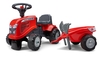 Lükatav traktor Falk Baby Massey Ferguson 241C, punane, haagisega