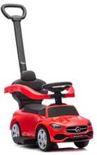 Lükatav auto Lean Toys Mercedes 3in1, punane