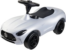 Tõukeauto Big Bobby Car Mercedes AMG GT, hõbedane/must