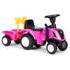 Tõuketraktor Ecotoys, roosa