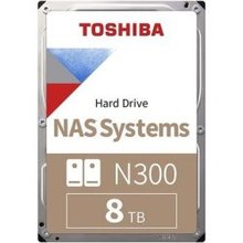 Toshiba N300 NAS HDWG480UZSVA 8TB