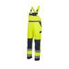 Töö poolkombinesoon Sara Workwear Drogowiec 11320-27, sinine/kollane/hall, XL suurus