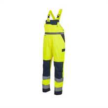 Töö poolkombinesoon Sara Workwear Drogowiec 11320-27, sinine/kollane/hall, M suurus