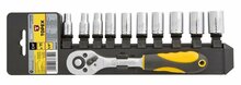 Padrunvõtmete komplekt narrega Topex 38D650 1/4 11 tk